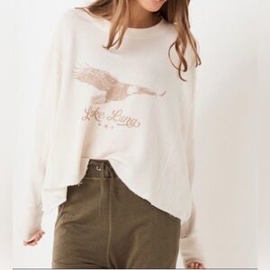 Spell Cream Graphic Top